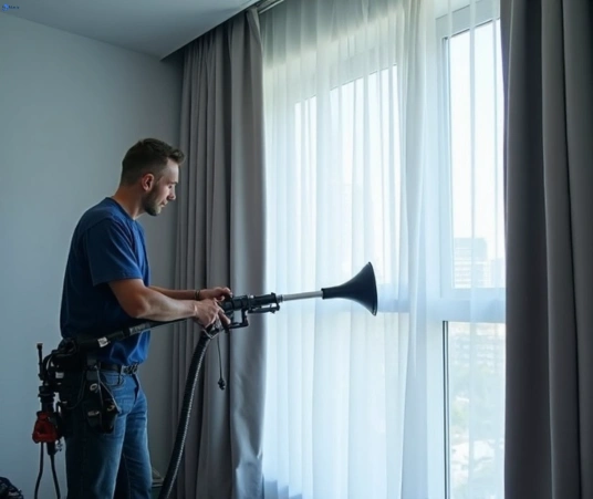 Professional drapes cleaning process tools Matty Curtain Cleaning minchinbury-nsw